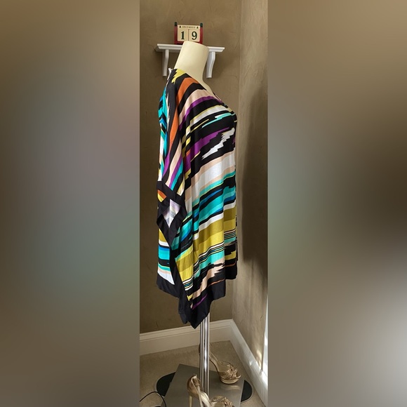 Worthington Women’s stretch stripped top blouse size 1X - Picture 2 of 8